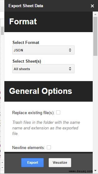 So konvertieren Sie Google Sheets-Tabellen in XML 