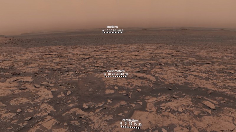 Der NASA-Rover Curiosity bietet uns eine atemberaubende 360-Grad-Ansicht des Mars