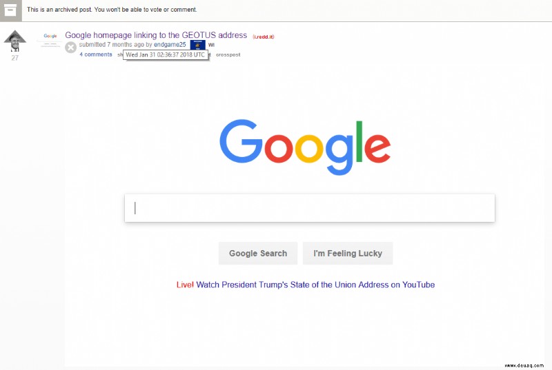 Donald Trumps neuester Angriff auf Google ist voller Lügen