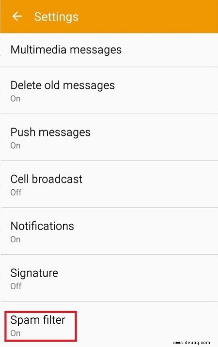 So blockieren Sie Textnachrichten auf dem Samsung Galaxy J2