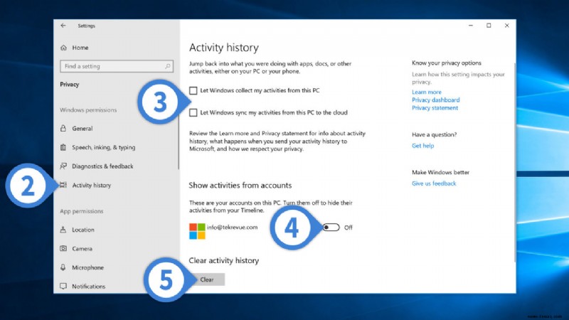 So deaktivieren Sie die Zeitleiste der Aufgabenansicht in Windows 10
