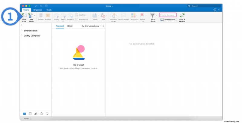 So fügen Sie E-Mails in Outlook für Mac ein BCC-Feld hinzu