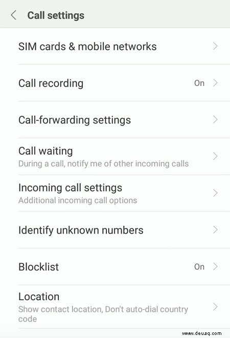 So blockieren Sie Textnachrichten auf dem Xiaomi Redmi Note 3