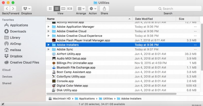 So deinstallieren Sie Creative Cloud auf dem Mac