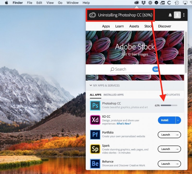 So deinstallieren Sie Creative Cloud auf dem Mac