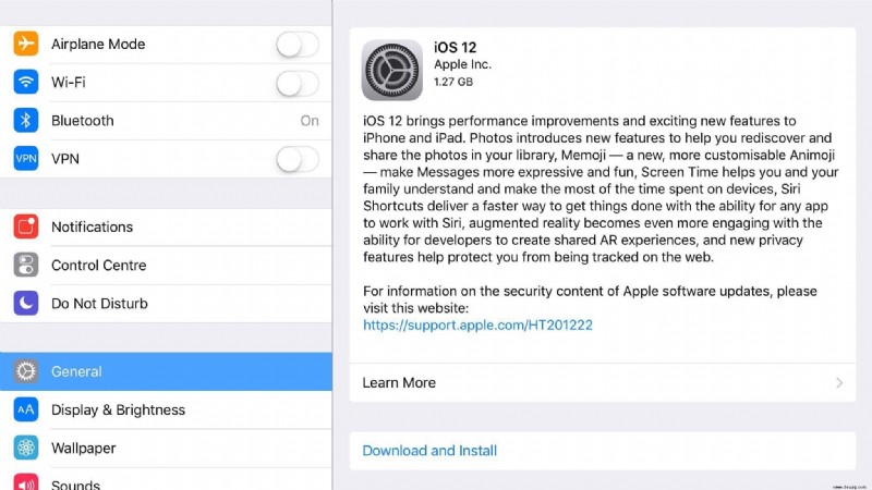 So laden Sie iOS 12 auf Ihr iPhone oder iPad herunter