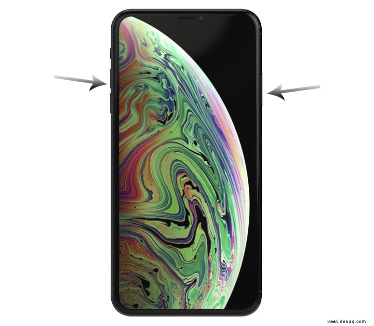 So erstellen Sie einen Screenshot auf dem iPhone XS Max