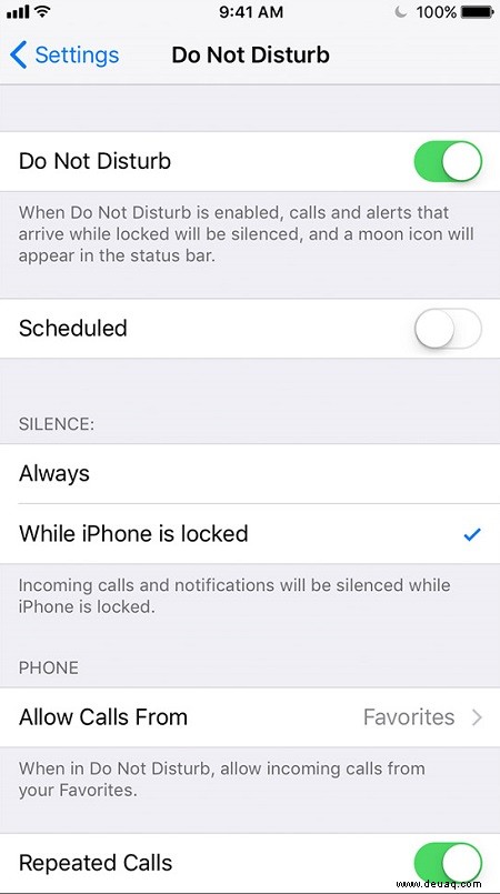 So blockieren Sie Anrufe auf dem Apple iPhone 8/8+