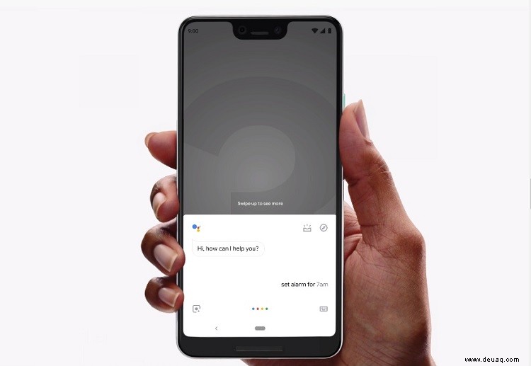 Pixel 3 – Verwendung von OK Google