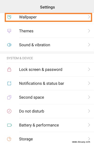 Xiaomi Redmi Note 4 – So ändern Sie den Sperrbildschirm