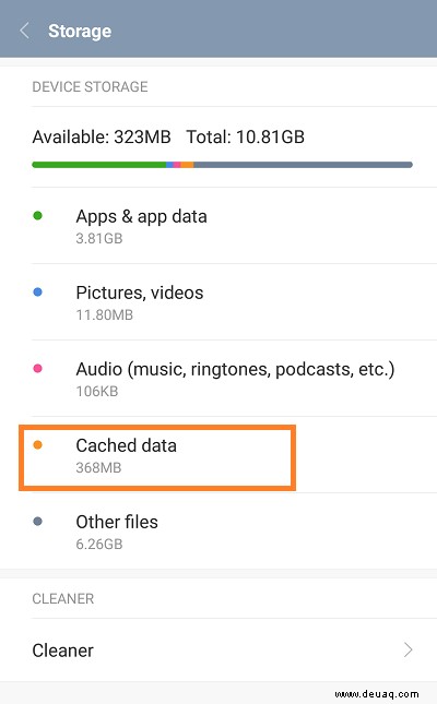 Xiaomi Redmi Note 4 – So löschen Sie Chrome und den App-Cache