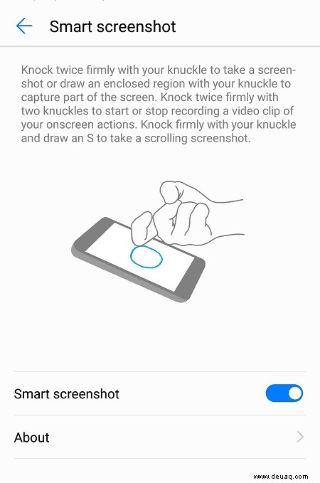 Huawei P9 – Screenshot erstellen