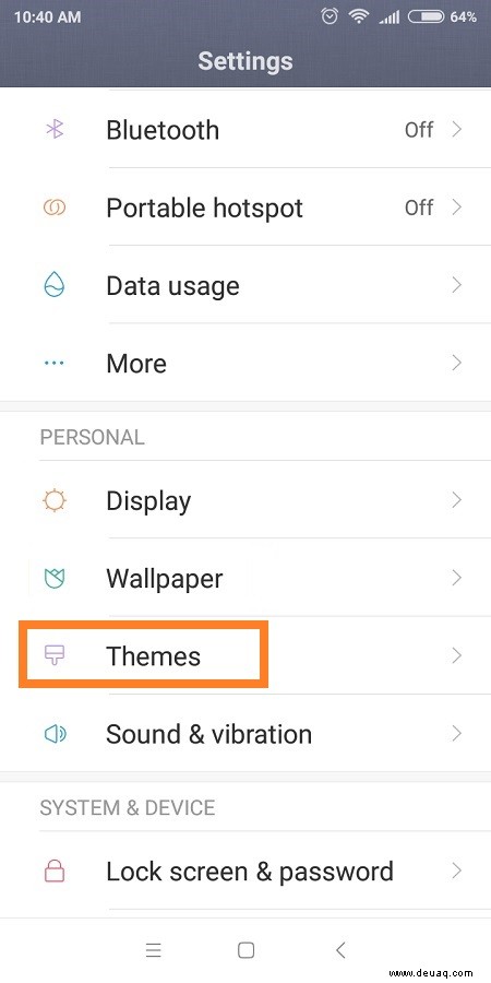 Xiaomi Redmi Note 4 – Hintergrundbild ändern