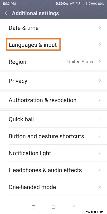 Xiaomi Redmi Note 4 – So deaktivieren Sie die Autokorrektur