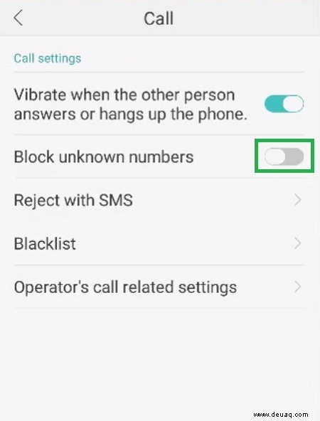 Oppo A37 – So blockieren Sie Anrufe