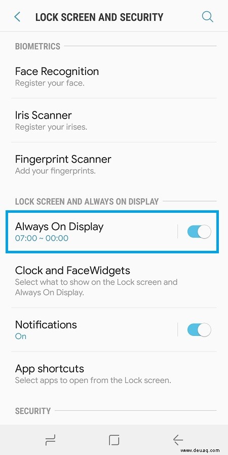 Galaxy S8/S8+ – Wie ändert man den Sperrbildschirm?