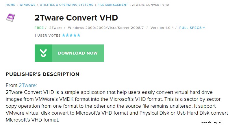 So konvertieren Sie VMDK in 5 Minuten in VHD