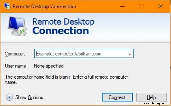 Was ist der MSTSC-Befehl in Windows und wie kann ich ihn per Remotedesktop ausführen?