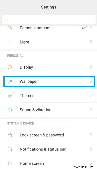 Xiaomi Redmi Note 3 – So ändern Sie den Sperrbildschirm