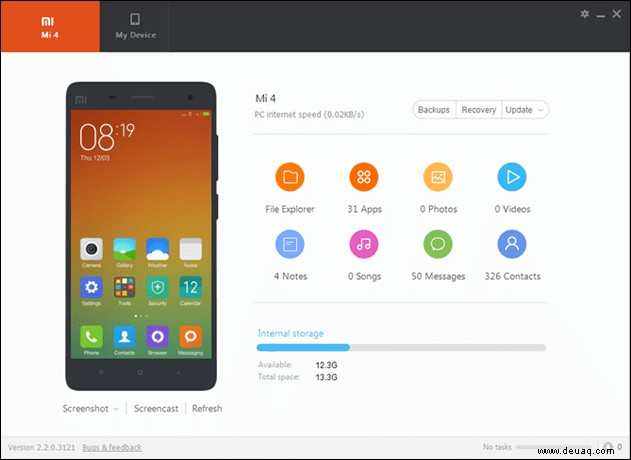 Xiaomi Redmi Note 3 – So spiegeln Sie meinen Bildschirm auf meinen Fernseher oder PC