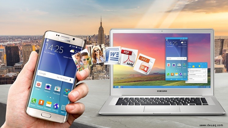 Samsung Galaxy J5/J5 Prime – So spiegeln Sie meinen Bildschirm auf meinen Fernseher oder PC