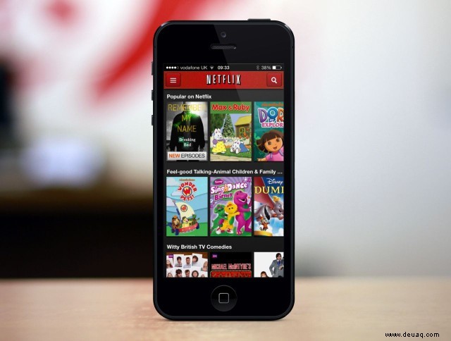 Wo werden Netflix-Downloads auf dem iPhone gespeichert