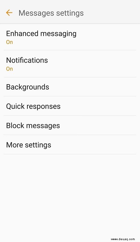 Samsung Galaxy J5/J5 Prime – So blockieren Sie Textnachrichten