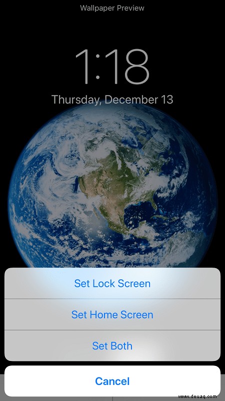 iPhone 7 – So ändern Sie den Sperrbildschirm