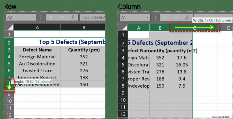 So passen Sie die Zeilenhöhe in Excel automatisch an