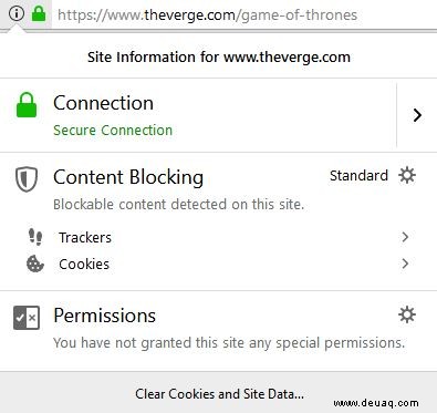So entfernen Sie eine bestimmte Website aus dem Verlauf und den Cookies von Firefox