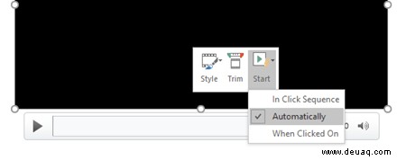 So spielen Sie ein Video automatisch in PowerPoint ab