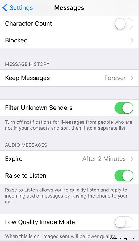 Apple iPhone 8/8+ – So blockieren Sie Textnachrichten
