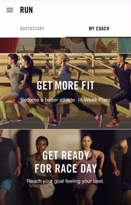 So speichern Sie einen Lauf in der Nike Run Club App