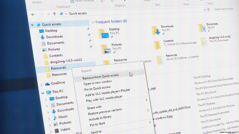 So bereinigen und zähmen Sie den Schnellzugriff in Windows 10