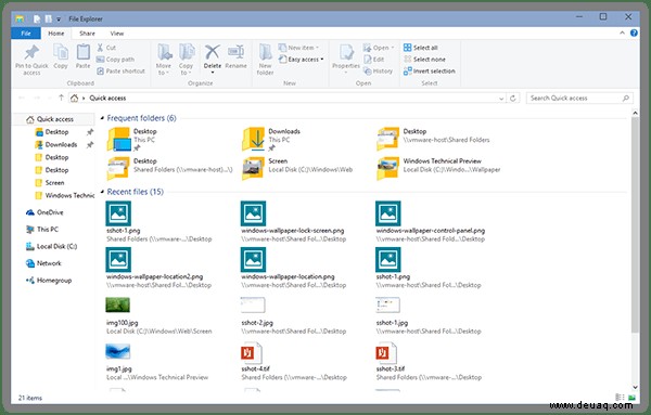 So konfigurieren Sie den Windows 10-Datei-Explorer zum Öffnen mit dieser PC-Ansicht