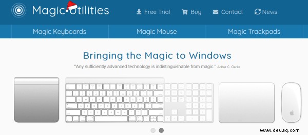 So verwenden Sie das Apple Magic Trackpad auf einem Windows-PC