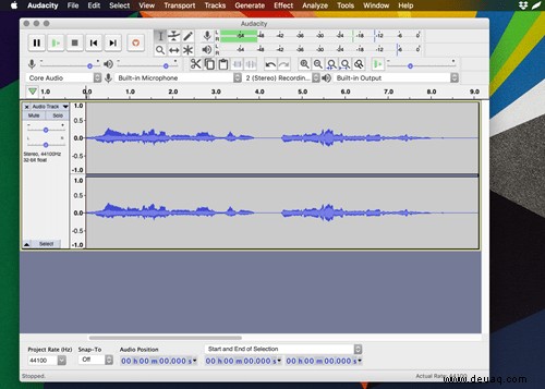 So nehmen Sie Computer-Audio auf Ihrem Mac mit Audacity auf