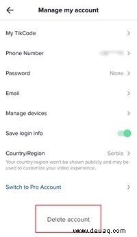 So löschen Sie ein TikTok-Konto dauerhaft