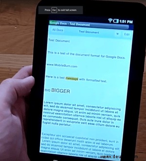 So bearbeiten Sie Google-Dokumente auf dem Kindle Fire