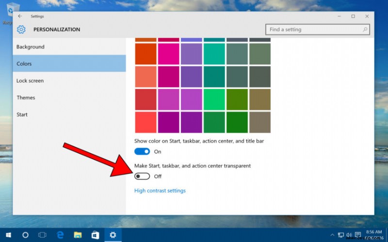 So aktivieren oder deaktivieren Sie Windows 10-Transparenzeffekte