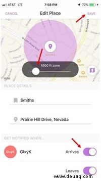 So ändern Sie Ihren Radius auf Life360