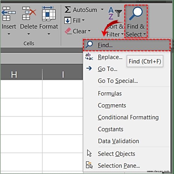 So löschen Sie Kurse in Excel