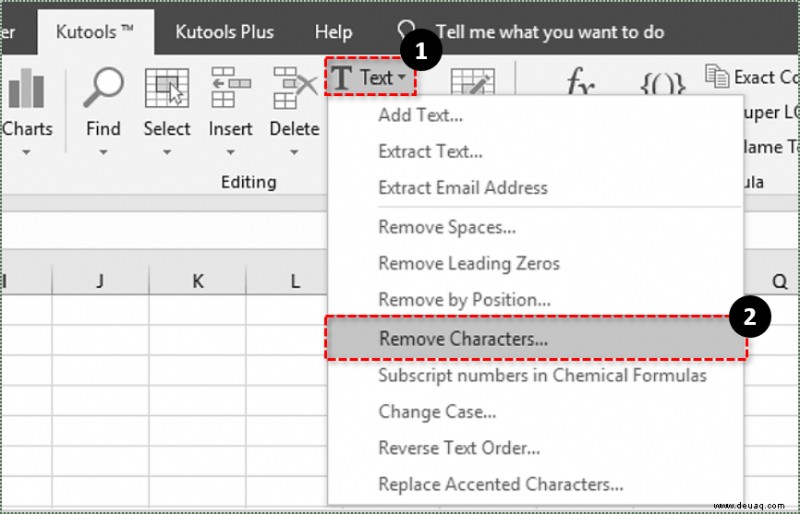 So löschen Sie Kurse in Excel