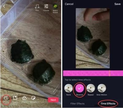 Wie man in TikTok rückwärts spielt