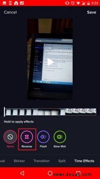 Wie man in TikTok rückwärts spielt
