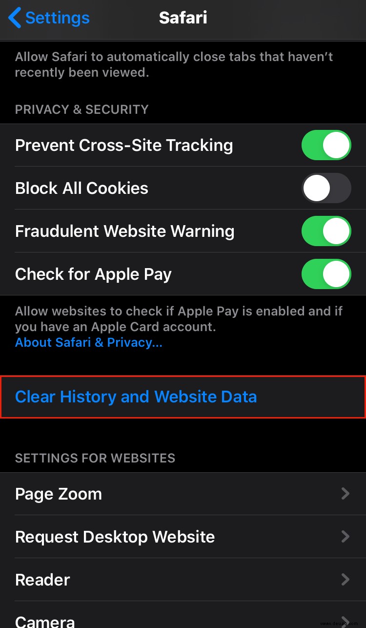 So löschen Sie Cache und Cookies in Safari