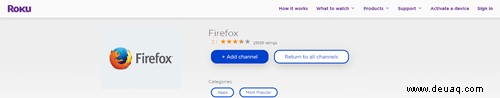 Wie man von Firefox zu Roku überträgt