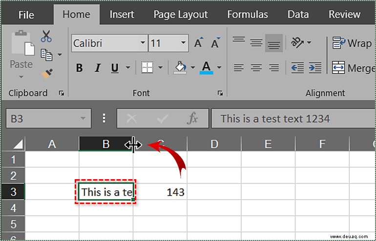 Wie man Zellen in Excel automatisch erweitert