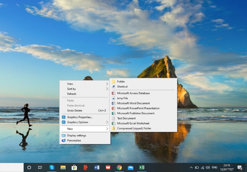 Gruppieren und Organisieren von Windows 10-Desktopsymbolen
