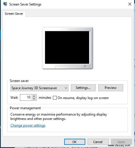 So lassen Sie die Bildschirmanzeige in Windows 10 eingeschaltet